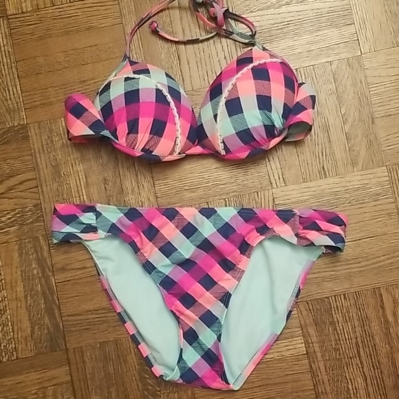Multi color padded bikini - Picture 1 of 7